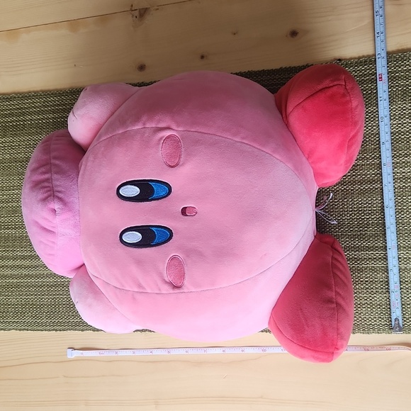 Large Nintendo Video Game Character Kirby Heart Pink Plush Toy 15" - Picture 15 of 15